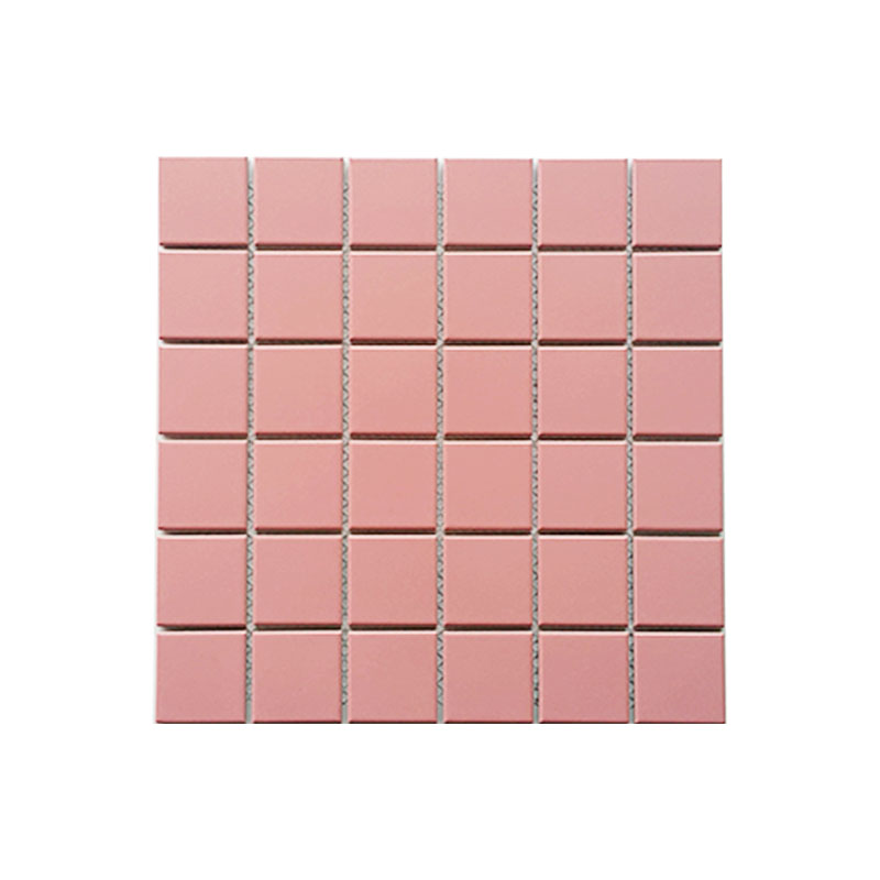 MOZZA TILE: MOZZA TILE Med Square Glossy Pink 48x48mm (306x306mm) - small 1